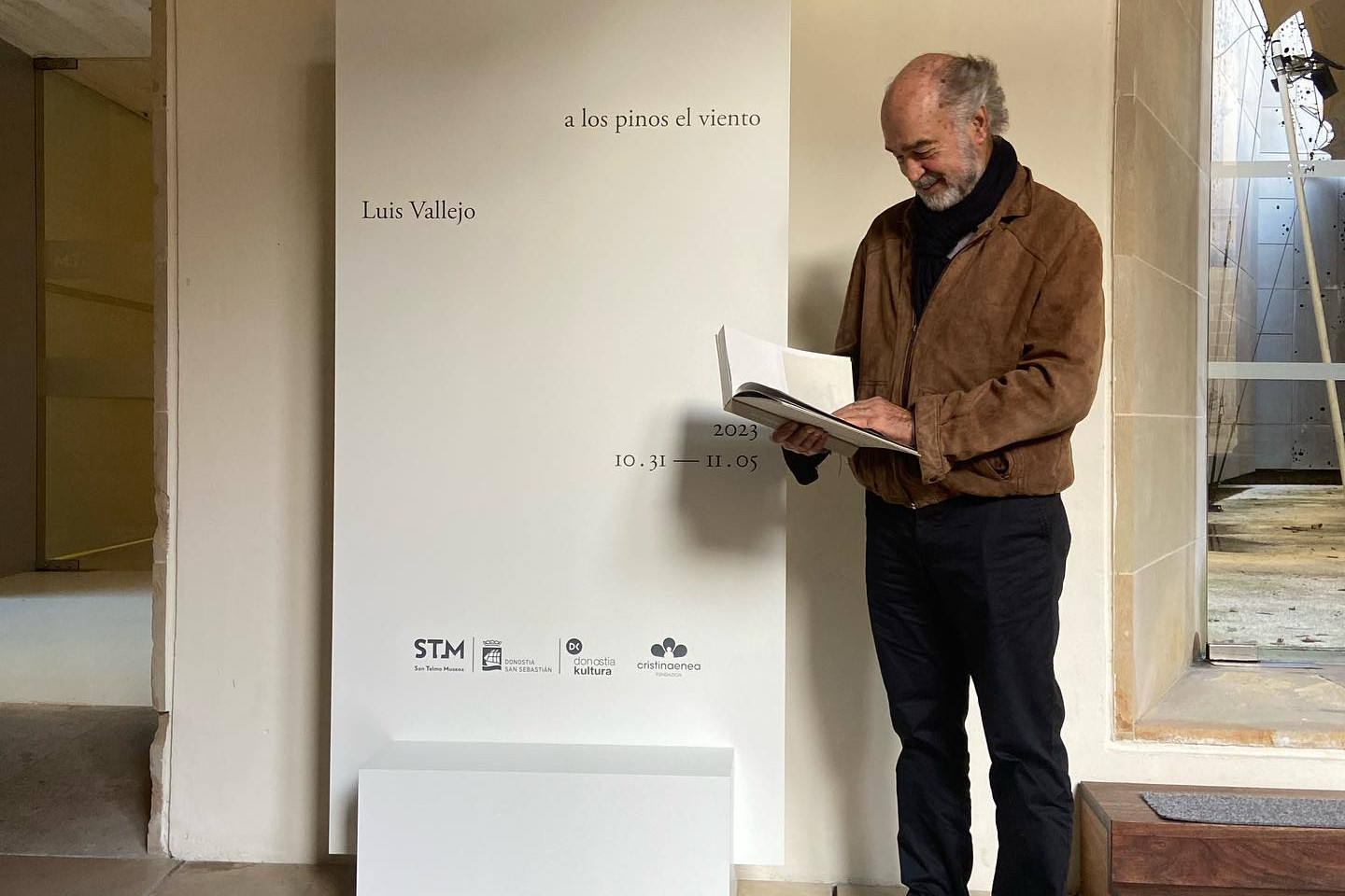 “a los pinos el viento “ exposición del 31 de octubre al 5 de noviembre. Museo San Telmo San Sebastián.