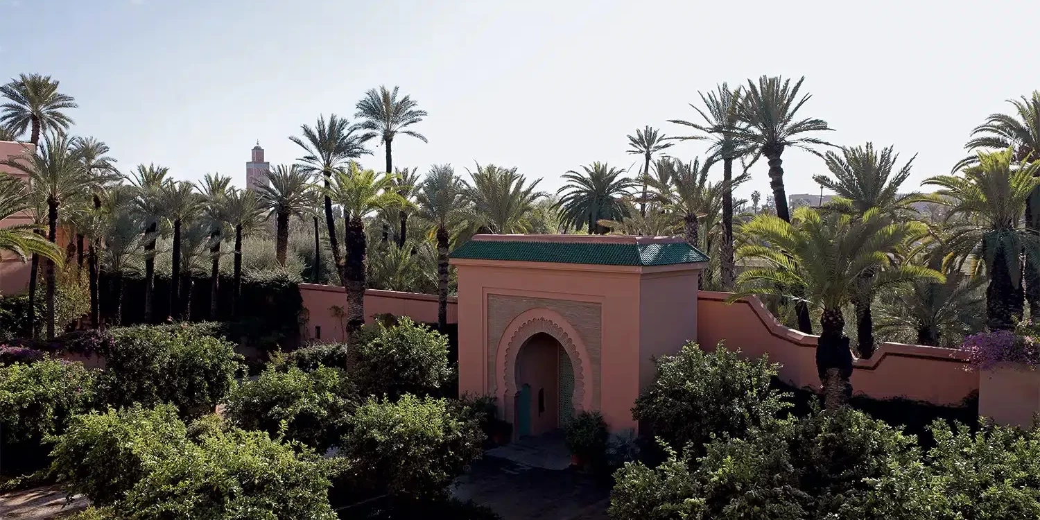 Los jardines del Royal Mansour Marrakech, diseñador por el español Luis Vallejo.